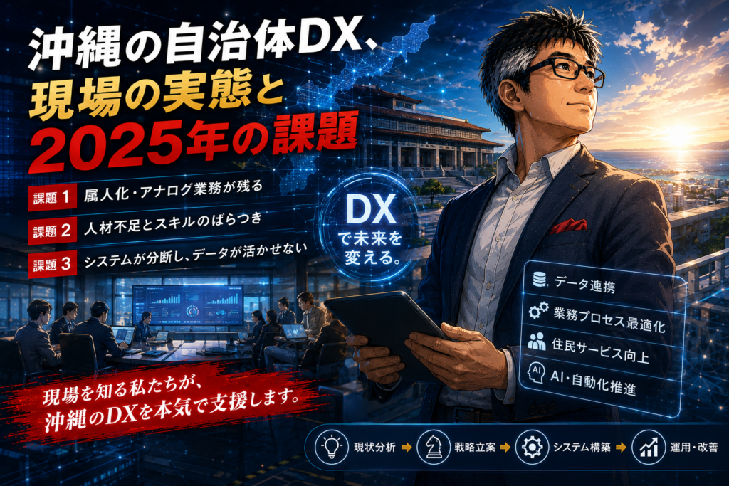 沖縄の自治体DX、現場の実態と2025年の課題
