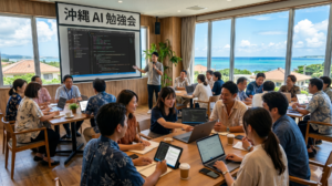 沖縄AI勉強会「WEVA」始動。現役エンジニア主宰、Discord で24時間参加可能。自治体・企業のDX推進・ChatGPT活用を沖縄から実践。無料で参加できます。
